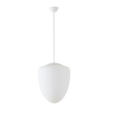 Závěsné LED svítidlo se skleněným stínidlem OSMONT ASTRA P 27W IP40 DALI 3K bílá