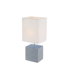 Stolní lampa GERI šedá 1xE14, max. 40W 230V GLOBO 21676