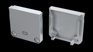 Koncovka profilu EC-PROFIL DILEDA GRAY HT (12-0934-01) GREENLUX GXLP2412