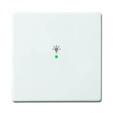 ABB Future linear,Solo Kryt 1násobný symbol osvětlení studio bílá SRL-1-84