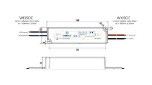 LED Driver 35W/P IP67 12V (ZPV-35-12), GREENLUX GXLD302