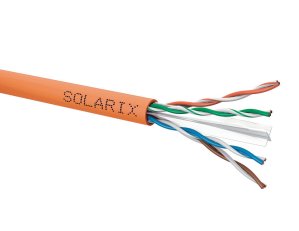 Instalační kabel CAT6 UTP LSOH LSOHFR B2ca s1a d1 a1 500m/cívka SOLARIX 26000033
