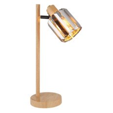 Stolní lampa RUN dřevo 1x40W E14  GLOBO 50220146