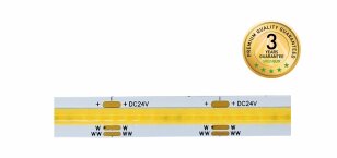 LED pásek LED STRIP CCT COB608/14W/m IP20 Ra90 24V 30m 1320lm/m GREENLUX GXLS630