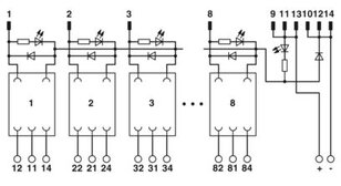 Aktivní modul UMK- 8 RM/KSR-G 24/21/PLC PHOENIX CONTACT 2979485