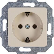 113601071 Earthed socket outlet, 1-fold,