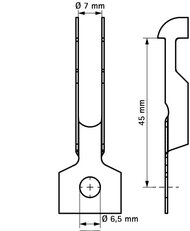 Britclips upevňovací svorka RD 6,5mm