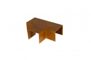 T-kus 60x40mm, imitace dřeva tmavá MALPRO 26040-8835