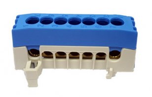 CS-N7 Rozbočovací můstek počet svorek 7, průřez 16 mm2, barva modrá OEZ:35901