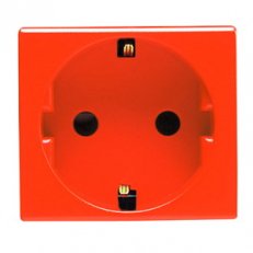 SYSTEM Modul zásuvky 2P+E 16A 250V, DE, oranžová GEWISS GW20288