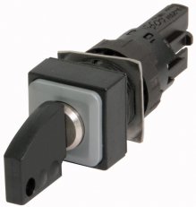 Eaton Q18S1R Ovládací hlavice s klíčem, dvoupolohová,18x18 mm,aretace, 45°,černá
