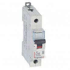 DX3 JISTIČ, 1 PÓLOVÝ, CHAR. C,40A 10000A/16KA LEGRAND 409118