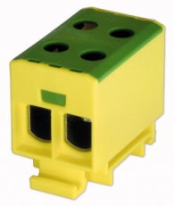 BPZ-KC-2/50PE-ALU Svorkovnice 2-pól 50mm2 320A Cu/290A Al žluto/zelená (PE)