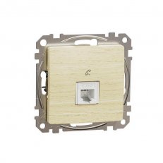 Sedna D/E Telefonní zásuvka 1xRJ11, Bříza SCHNEIDER SDD180491