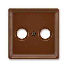 Kryt zásuvky televizní a rozhlasové 5011C-A200 H3 hnědá Classic ABB