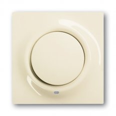 ABB 1753-0-0076 Kryt spínače s tlačítkovým ovladačem, s čirým průzorem, s doutn.