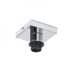 SOLO SQ stropní základna chrom 230V E27 53W RENDL R12584