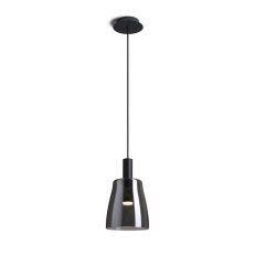 BELLINI M LED závěsná černá kouřové sklo 230V LED 5W 30° 3000K RENDL R13652