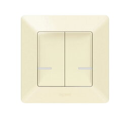 Valena Life with Netatmo - 2násobný spínač s 'N' vodičem, béžová LEGRAND 752288