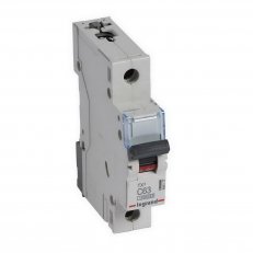 TX3 JISTIČ, 1 PÓLOVÝ, CHAR. C, 63A 10000A LEGRAND 404177