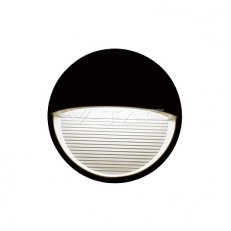 3W LED Step Light Black Body Round Warm White, VT-1182 V-TAC SKU1404