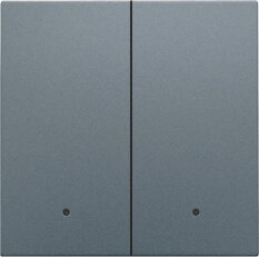Smart Switch kolébka 2x1/2 + 2xLED-ALU STEEL GREY NIKO 220-32004