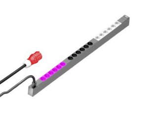 Rittal 7979133 PDU Basic 3F 16A CEE 18xSchuko L1095mm rack min. 1200/1800mm