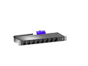 Rittal 7979103 PDU Basic 1F 16A CEE 8xSchuko L450 (19'/1U)mm rack min. 800/800mm