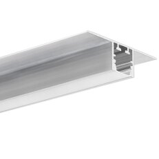 LED hliníkový profil KLUŚ PDS-T neanodizovaná 2m /C2057_2m/ ALUMIA A02057N_2