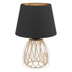 Stolní svítidlo JAZMINIA 1xE27 černá/mosaz 40W IP20 EGLO 390039