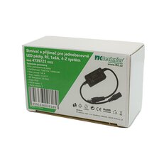 Stmívač a přijímač pro jednobarevné LED pásky RF 1x6A 4zónový systém 4739723