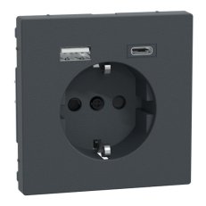 Zásuvka Schuko 230V s USB A+C konektory