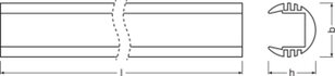 LEDVANCE Medium Profiles for LED Strips -PM02/R/18X15,5/10/2