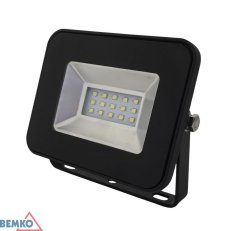 Reflektor LOFOT LED SMD 10W 6000K 870lm IP65 černý s pohyb. senzor Bemko 105544