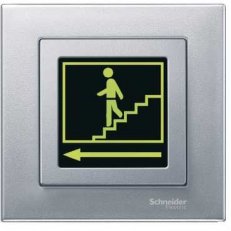 Merten Středová deska s průhledem, System M, Aluminium SCHNEIDER MTN587060