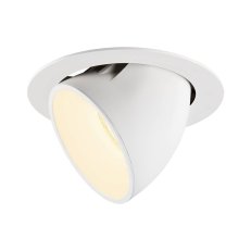 NUMINOS GIMBLE XL, zápustné stropní svítidlo bílé 3000 K 55° SLV 1006063