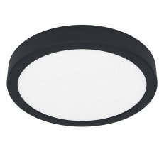 Stropní svítidlo FUEVA 5 LED d210 černá 3000K 17W IP44 EGLO 900653