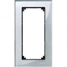 Merten Rámeček 2násobný M-Elegance Diamond Silver SCHNEIDER MTN4025-3260