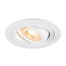NEW TRIA 75, stropní vestavné svítidlo, kulaté, max. 10W GU10, bílá SLV 1007374