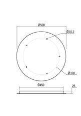 CANOPY RD D500 5 PENDANTS CHROME REDO CS5RD500CH