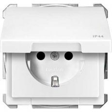 Schneider MTN2414-4019 SCHUKO zásuvka 2P+E,16A,IP44,s klapkou,šroubová