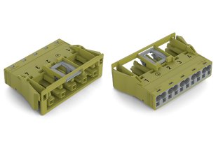 Zásuvka Snap-In 5pól. Kód. B světle zelená WAGO 770-765/073-000