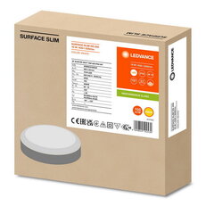 Přisazené svítidlo LEDVANCE SURFACE SLIM IK10 RD 200 19W 830 WT IP65
