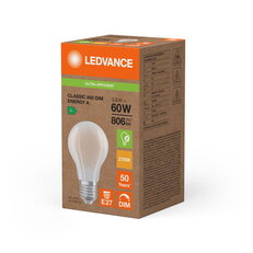 Světelný zdroj LED CLASSIC A ENERGY EFFICIENCY A DIM S 3.8W 827 Frosted E27
