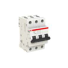 ABB S203MT-D3, třífázový jistič,  3A, D, 10kA, určeno pro drážní aplikace