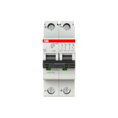 ABB S202MTR-K6 DC, dvoupólový jistič, 6A, K, 10kA, určeno pro drážní aplikace