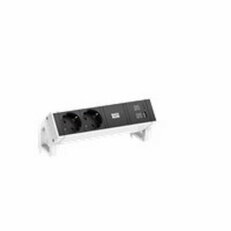 Bachman 902.932 DESK2 2xCEE7/3 1xUSB A&C 22W Charger 0,2m GST18 RAL9010