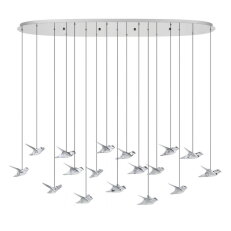 Závěsné svítidlo PARATEBUENO 1 LED chrom 51W EGLO 390403