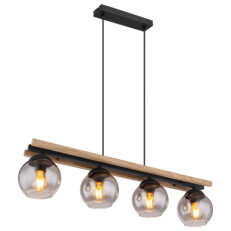 Závěsné svítidlo CONNI černá 4x25W E27 IP20 GLOBO 15569-4HW