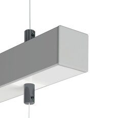 Záslepka KLUŚ GLAZA-DUO pro LED hliníkové profily šedá, C24418C02